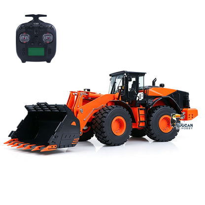 TOUCAN RC HOBBY JDMODEL 1/14 RC Metal Loader ZW370 198 Hydraulic Construction Vehicle Realistic Scale Model Light Sound Radio System for Adult