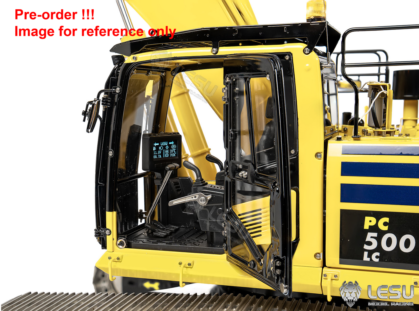 New Pre-Order Deposit LESU 1/14 PC500 Hydraulic RC Excavator with 7 Ways Valves 360 Degree Rotation for Construction Vehicle Enthusiast