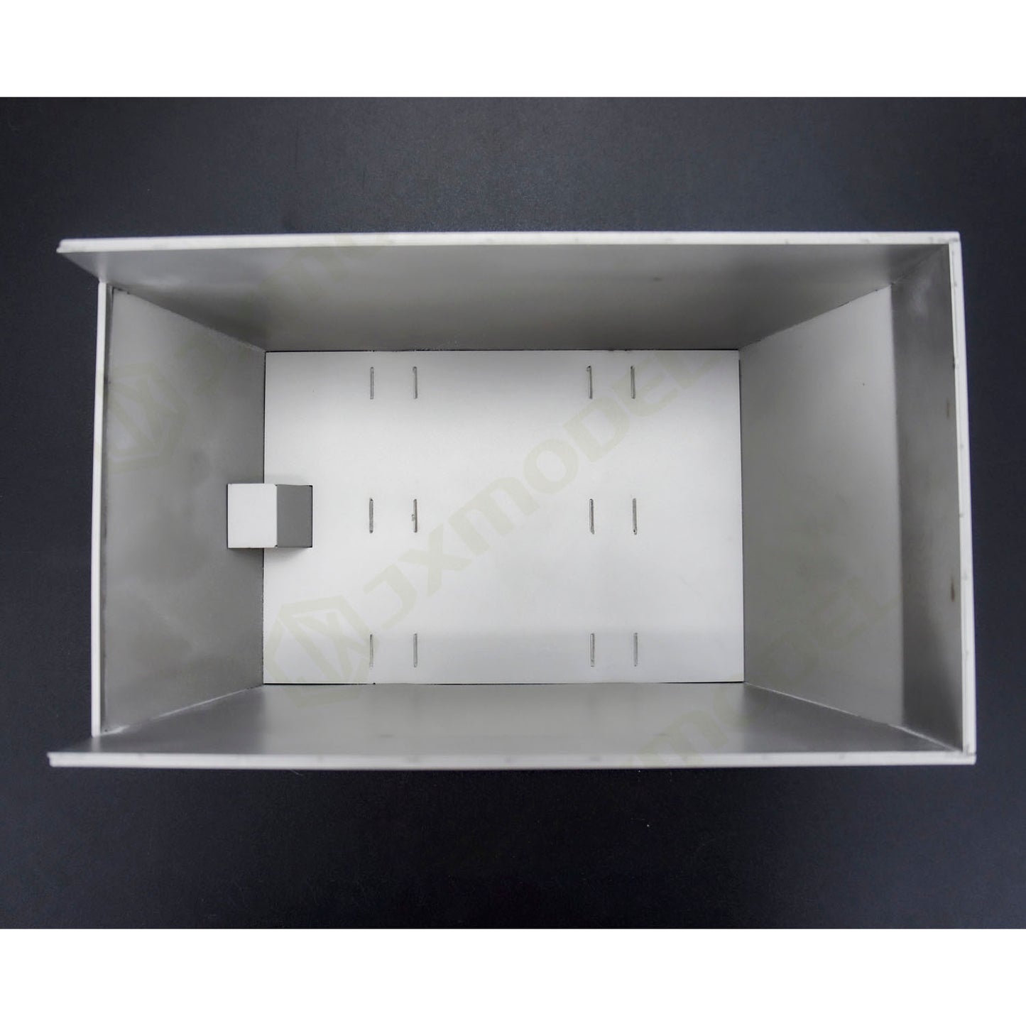 Small Bucket for JXMODE 6x4 1/14 RC Hydraulic Machine Remote Controlled Skip Loader Truck Swing Arm Unpainted Loaded Car