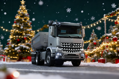 In Stock Kabolite Metal 1/14 4X4 RC Tractor Truck 3Axles Electric Lifting Dump Trailer 5801 RTR Remote Control Emulated Car Hobby Model 2-speed Transmission Battery Light Sound