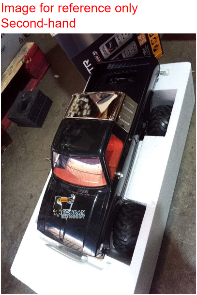Second Hand US Stock HG 1/10 RC Pickup Model 4*4 Rally Car Series Car Racing Crawler 2.4G RTR Black