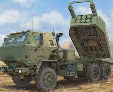 US Stock Trumpeter 01041 1/35 M142 Artillery Rocket System Rocket Launcher HIMARS Model Toy Gift DIY Parts