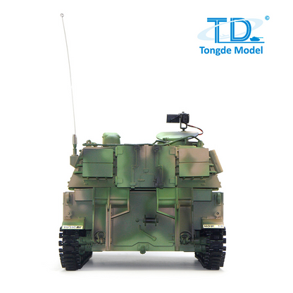 Tongde Model 1/16 M109A2 RC Tank RTR Self-propelled Howitzer Sound Light Metal Wheels Smoke BB Unit Barrel Recoil System
