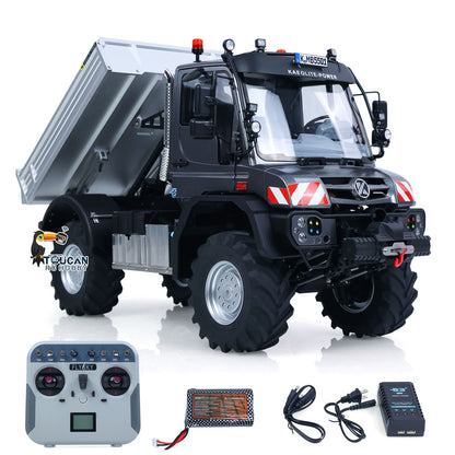 Kabolite 5501 1/14 Metal RC Crawler Electric Lifting ATV Off Road Truck Lorry 4X4 Axle Differential Lock 2-Speed Transmission Light Sound System