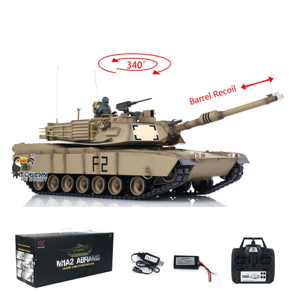 TOUCAN RC HOBBY Henglong 1/16 TK7.0 Plastic USA M1A2 Abrams 3918 German Leopard2A6 3889 RTR RC Tank BB Infrared Combat Smoke Barrel Recoil Sound Light System