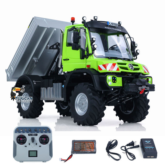 TOUCAN RC HOBBY US Stock KABOLITE K5501 1/14 Remote Control Off Road Car RC Dumper ATV Light Truck 2-Speed Transmission Metal Drive Shaft Lights Sounds