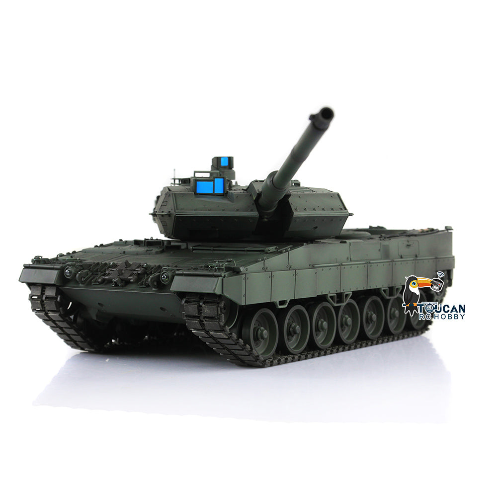 TOUCAN RC HOBBY Henglong 1/16 TK7.0 3889 Leopard2A6 RTR RC Tank FPV Barrel Recoil BB IR Smoke 360 Degrees Turret Metal Tracks Road Drive Idler Wheels Gearbox