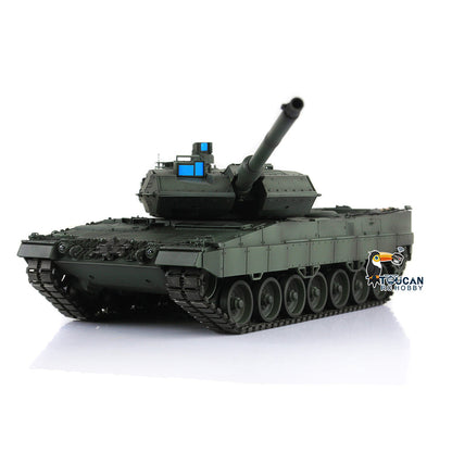 TOUCAN RC HOBBY Henglong 1/16 TK7.0 3889 Leopard2A6 RTR RC Tank FPV Barrel Recoil BB IR Smoke 360 Degrees Turret Metal Tracks Road Drive Idler Wheels Gearbox