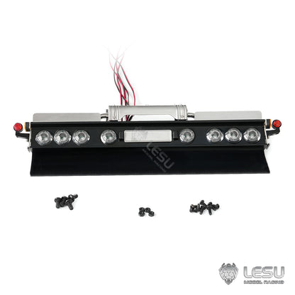 Metal Rear Beam Taillight Set LED Light for DIY TAMIYA 1/14 RC Tractor Truck 770S Remote Control Lorry Car Model Vehicles