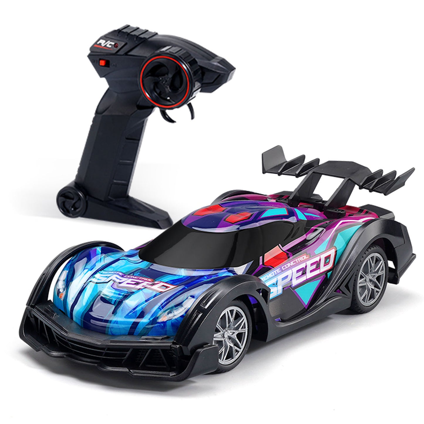 1:18 RC Drift Car Q170 Rear Wheel Drive 2.4G Remote Control Drifter Racing Vehicle Ready to Run Transmitter Battery No Lights
