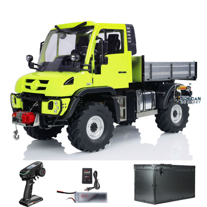 UNI U423 1/10 RC Rock Crawler Car RTR 4X4 4WD Remote Control Off-road Vehicles Metal Axles Bucket Light Sound DDF350 Radio Battery