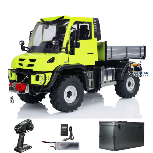 UNI U423 1/10 RC Rock Crawler Car RTR 4X4 4WD Remote Control Off-road Vehicles Metal Axles Bucket Light Sound DDF350 Radio Battery