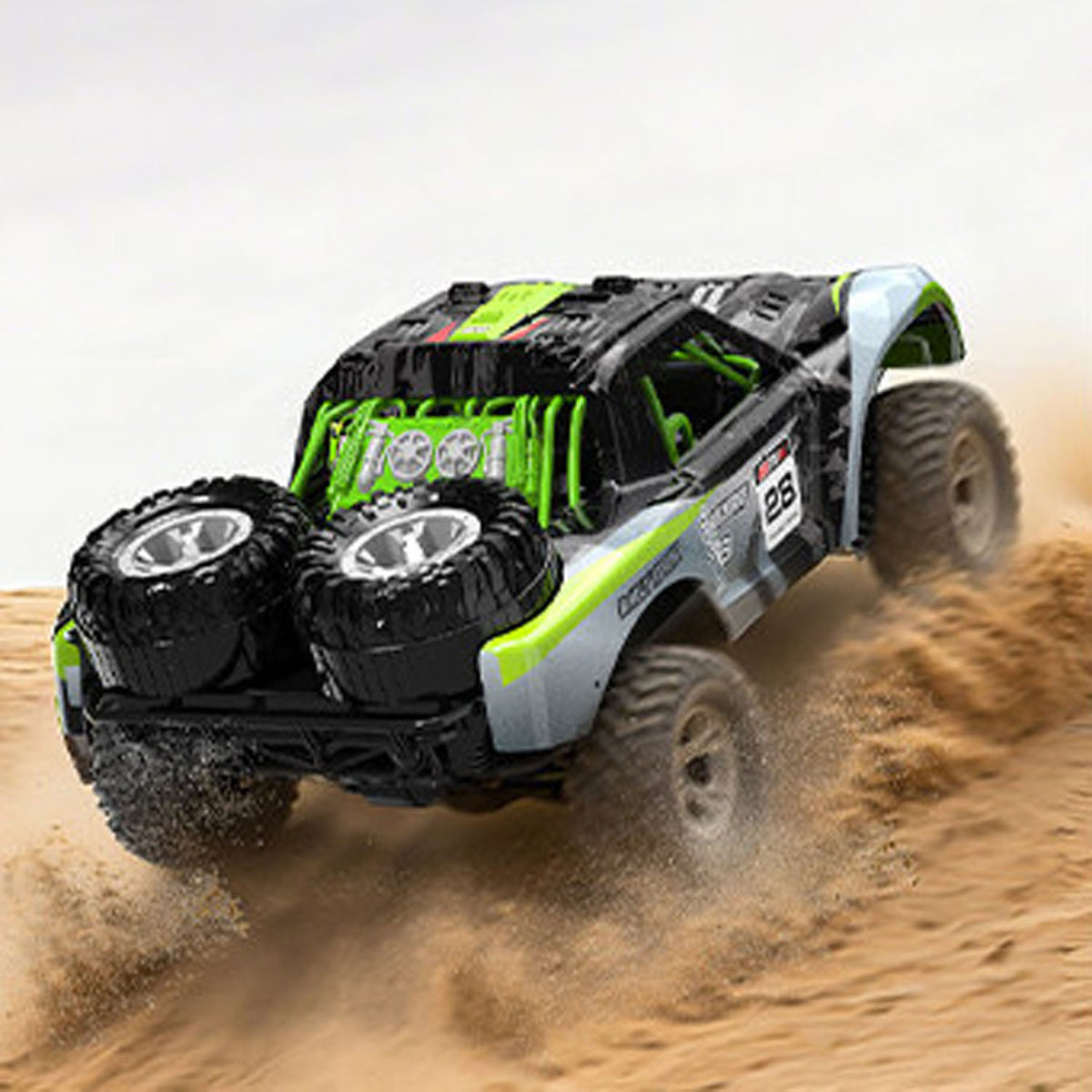 TOUCAN RC HOBBY JJRC 1/10 Four Wheel Drive 2.4GHz Remote Control Off Road Vehicle RC Car Model Ready to Run Battery Cable Motor ESC Servo