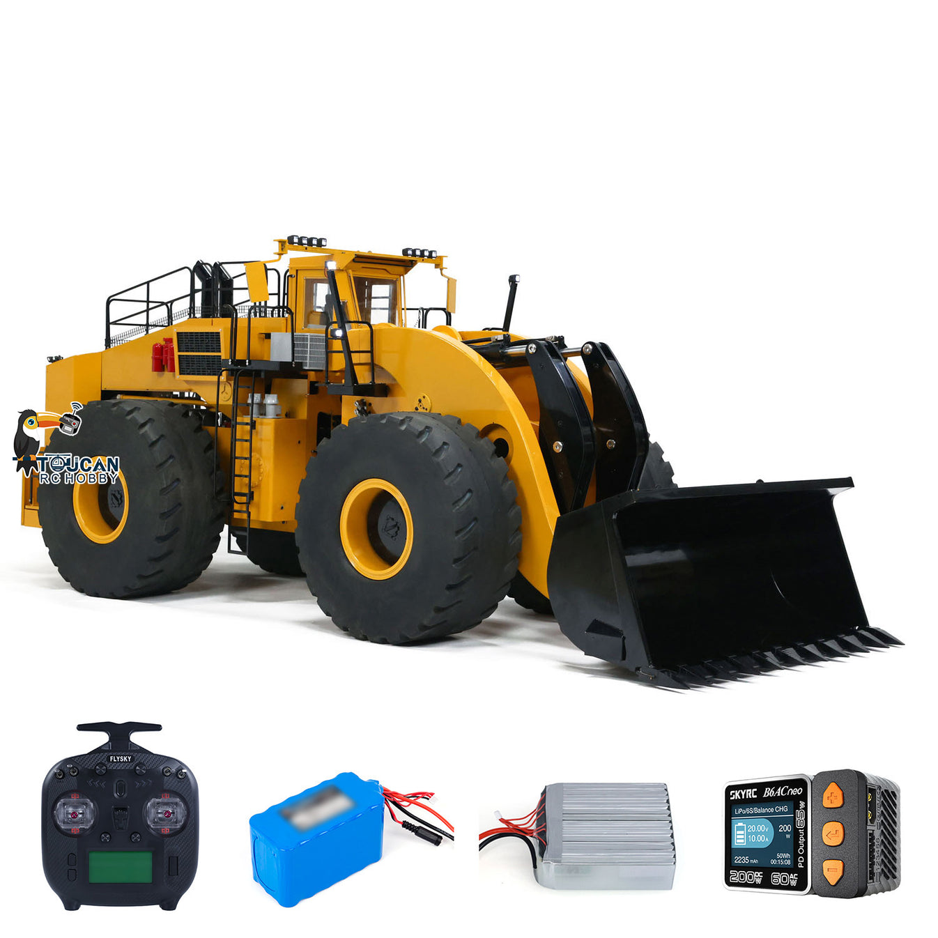 TOUCAN 1/14 Scale L2350 RC Hydraulic Loader Heavy Duty RTR Radio Contr ...