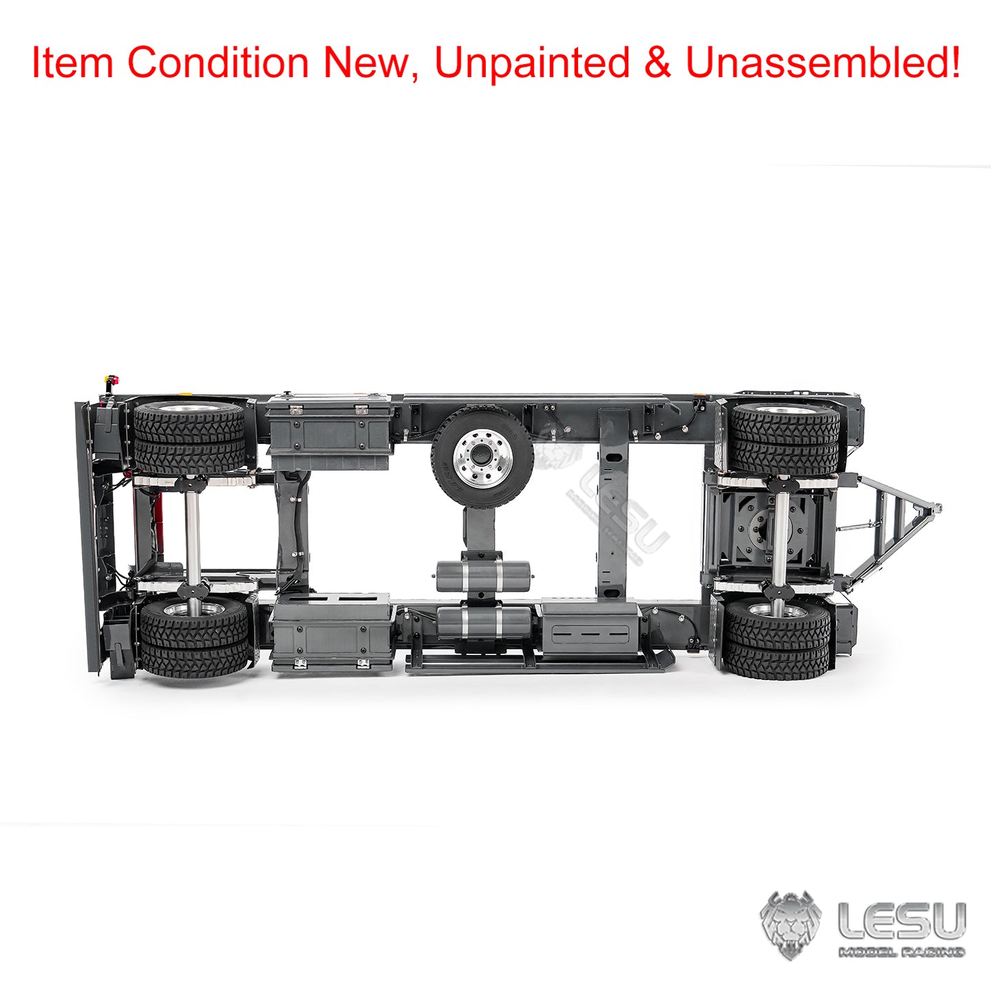 Metal 1/14 RC Trailer Model A0065 KIT Lights for LESU Remote Control Hydraulic Roll on off Dumper Radio Controlled Tipper