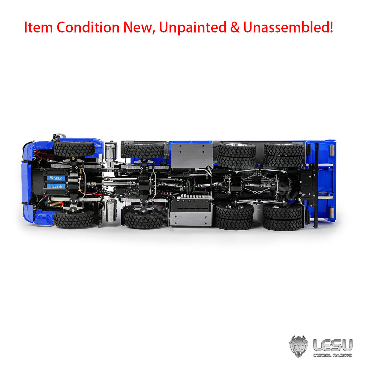 TOUCAN RC HOBBY LESU Z0096 1/14 RC Hydraulic Roll Off Dump Truck with 8x8 Metal Chassis Telescopic Hook Lift 3 Speed Transmission Light Sound