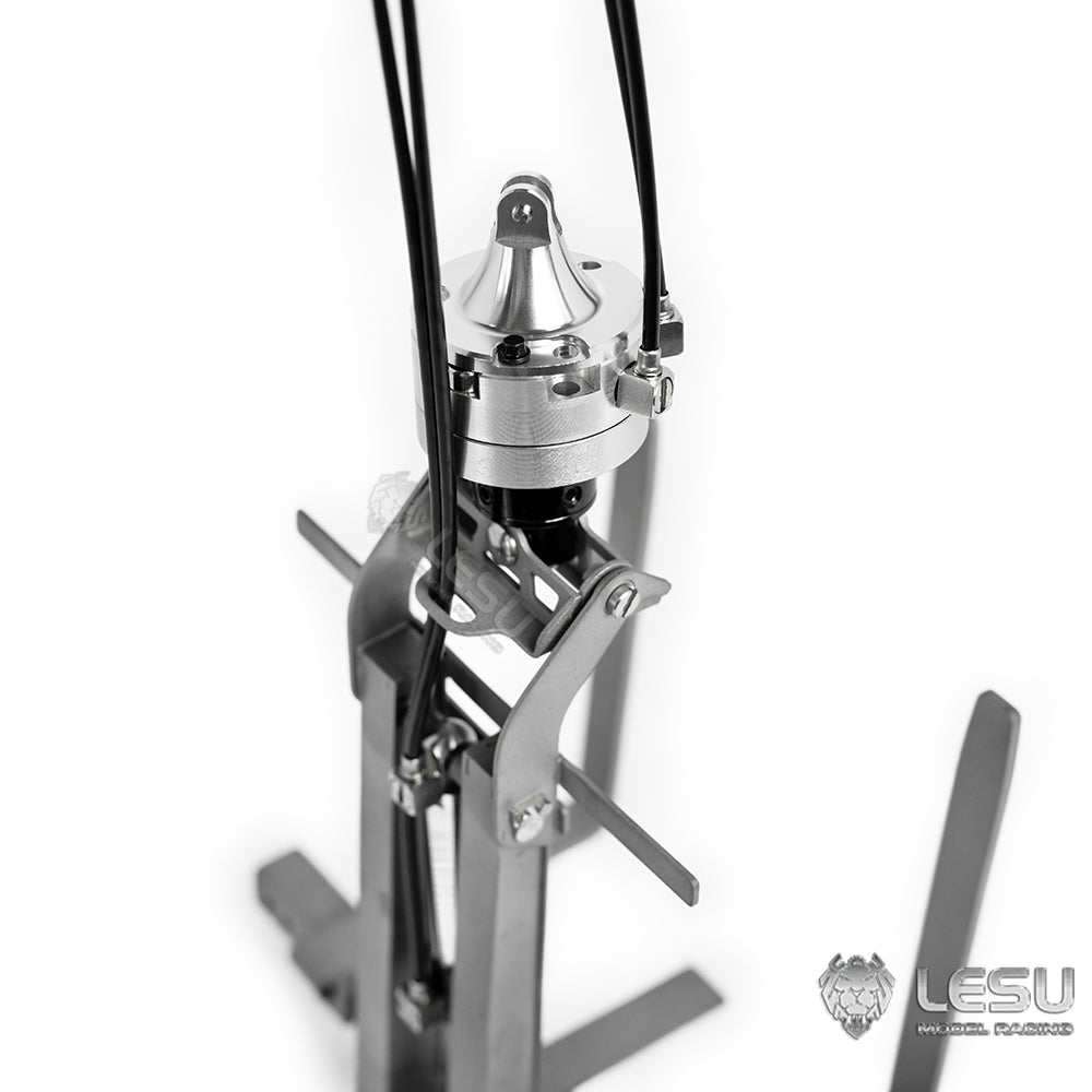 LESU 1/14 Metal Hydraulic Fork Brick Clamp for LESU RC Hydraulic Crane Dumper Car Radio Control Truck Kits Unassembled and Unpainted