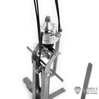 LESU 1/14 Metal Hydraulic Fork Brick Clamp for LESU RC Hydraulic Crane Dumper Car Radio Control Truck Kits Unassembled and Unpainted