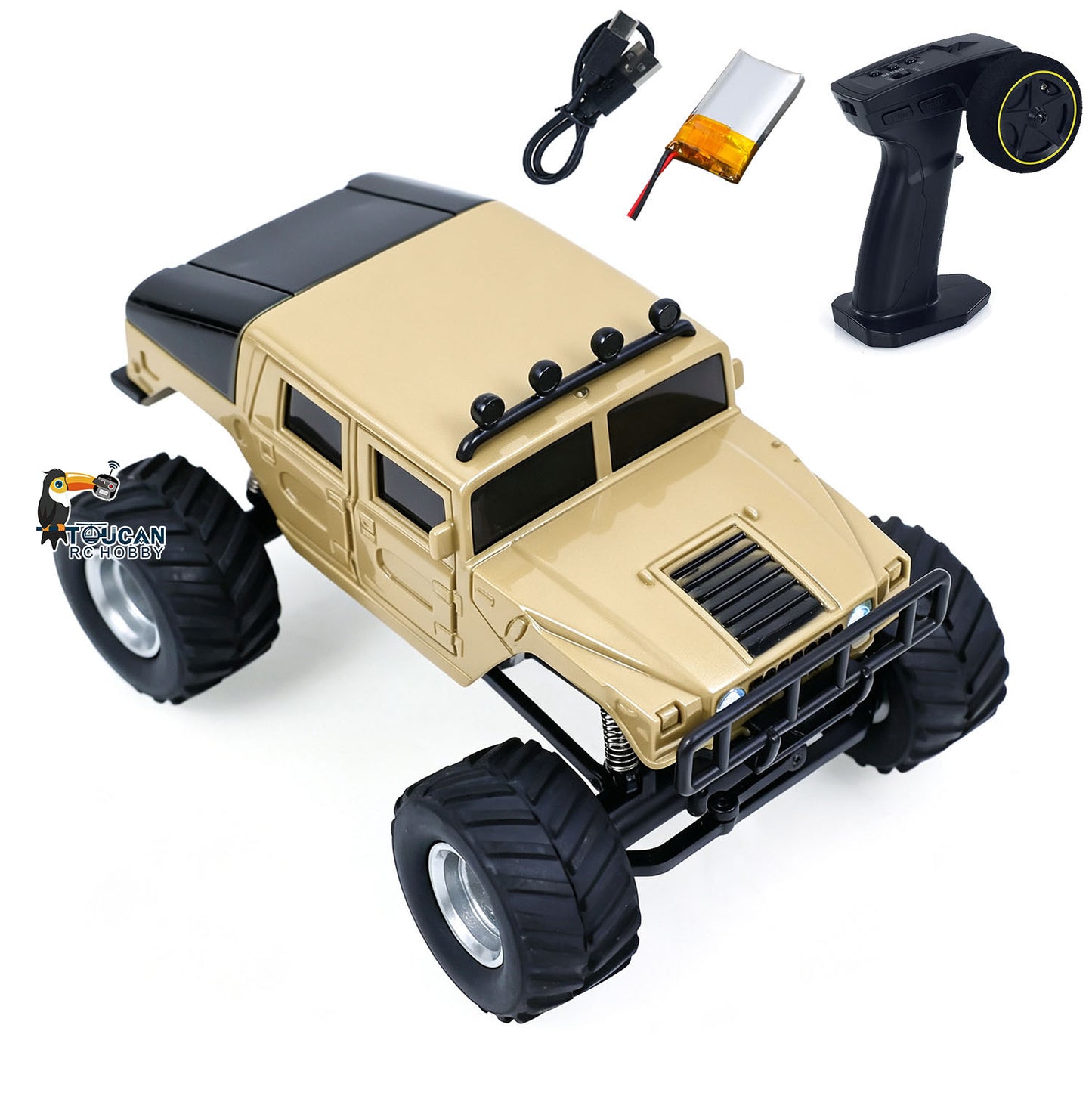 JIABAILE 3604/3604A 1/36 4WD Plastic Remote Controlled Off-Road Vehicles RTR Mini Crawler Car Battery Light System Outdoor