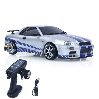 US Stock LDRC 1/18 4x2 RC Racing Car RWD Remote Control Drift Vehicles Model Gyroscope LD1899 Radio Battery Motor ESC Light