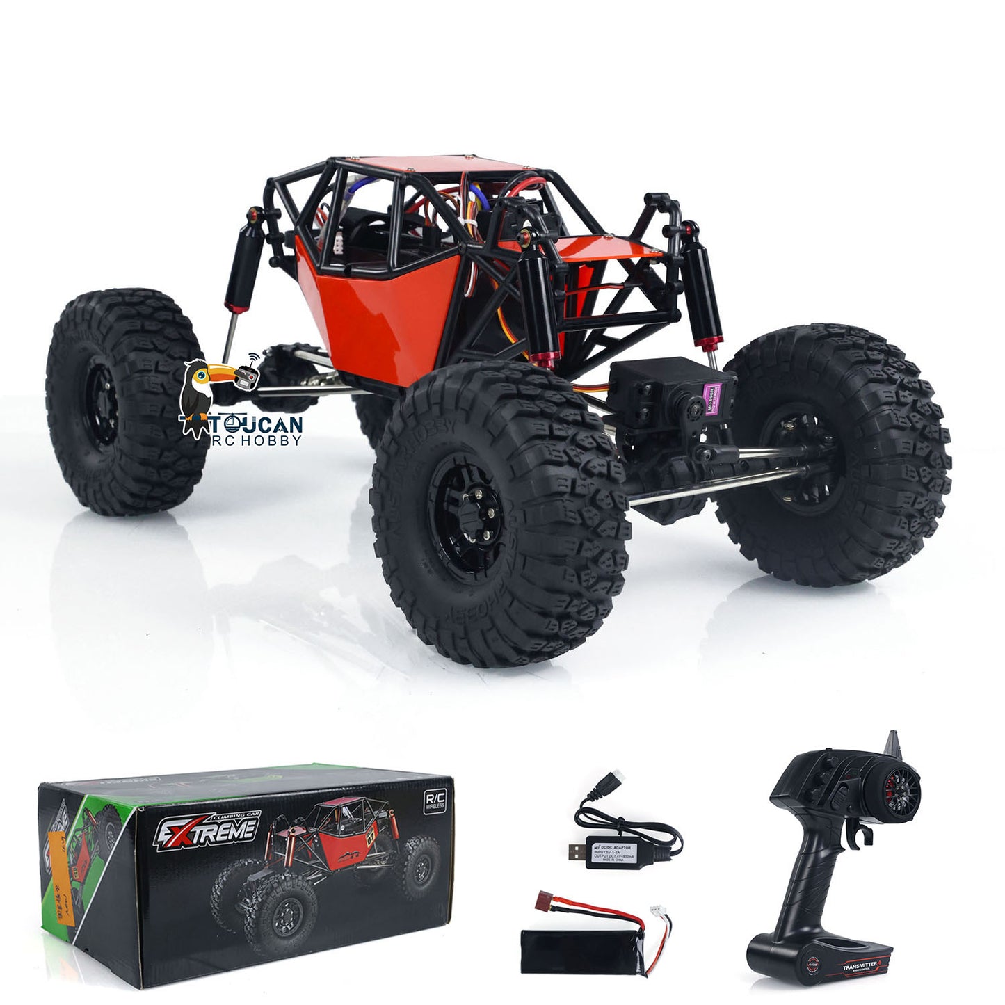 Fast Free Shipping RTR RC 1/10 Scale Off-road Truck 4*4 Remote Control Rock Crawler Electric Truck