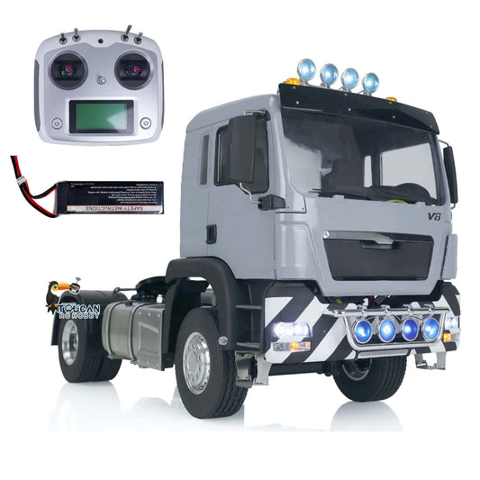 LESU 1/14 RC Tractor Truck for TGS 4x2 Remote Control Painted Car Metal Chassis W/ Motor Servo Battery Radio System Charger