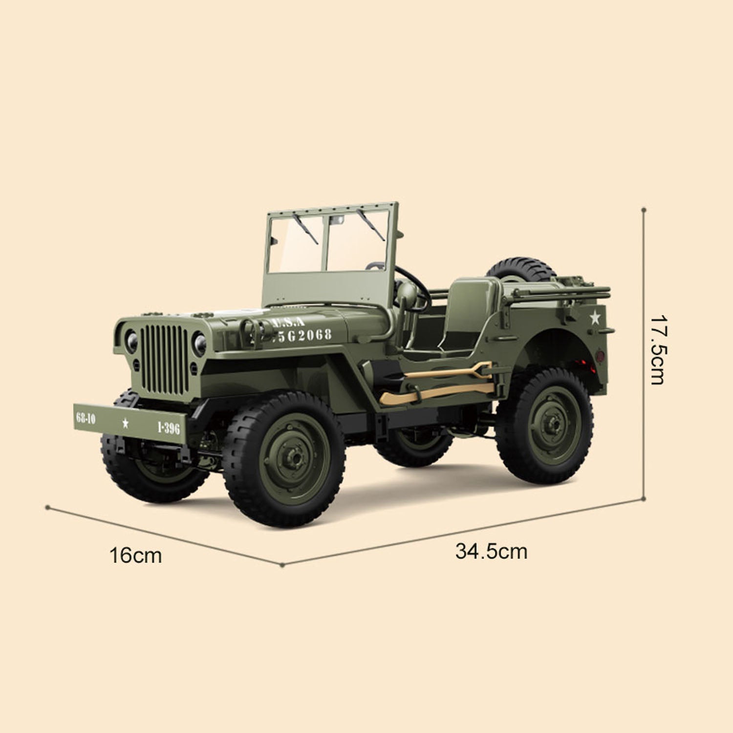 In Stock 1/10 RC Off Road Vehicle C8815 4WD Remote Control Rock