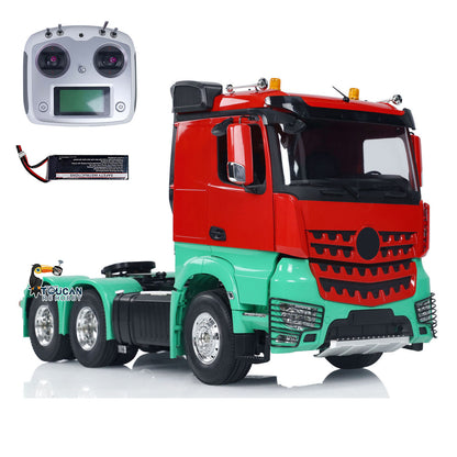 1/14 Remote Control Tractor Truck 6x4 RTR RC Lorry Car 3-speed Gearbox Sounds Lights