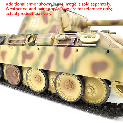 Henglong RTR 1/16 7.0 RC Tank German Panther G 3879 Steel Gearbox BB IR Sound Smoking 2.4G Radio 1800MAH Battery 320 Degree