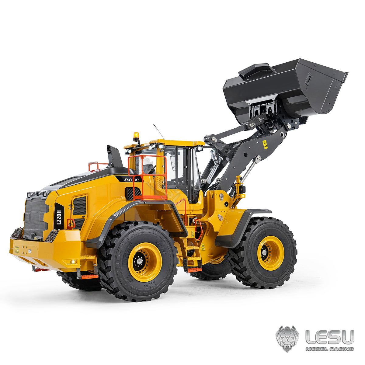 LESU 1/14 RC Hydraulic Wheel Loader L220H A0013 - 90% Metal PNP/RTR 2-Speed Transmission