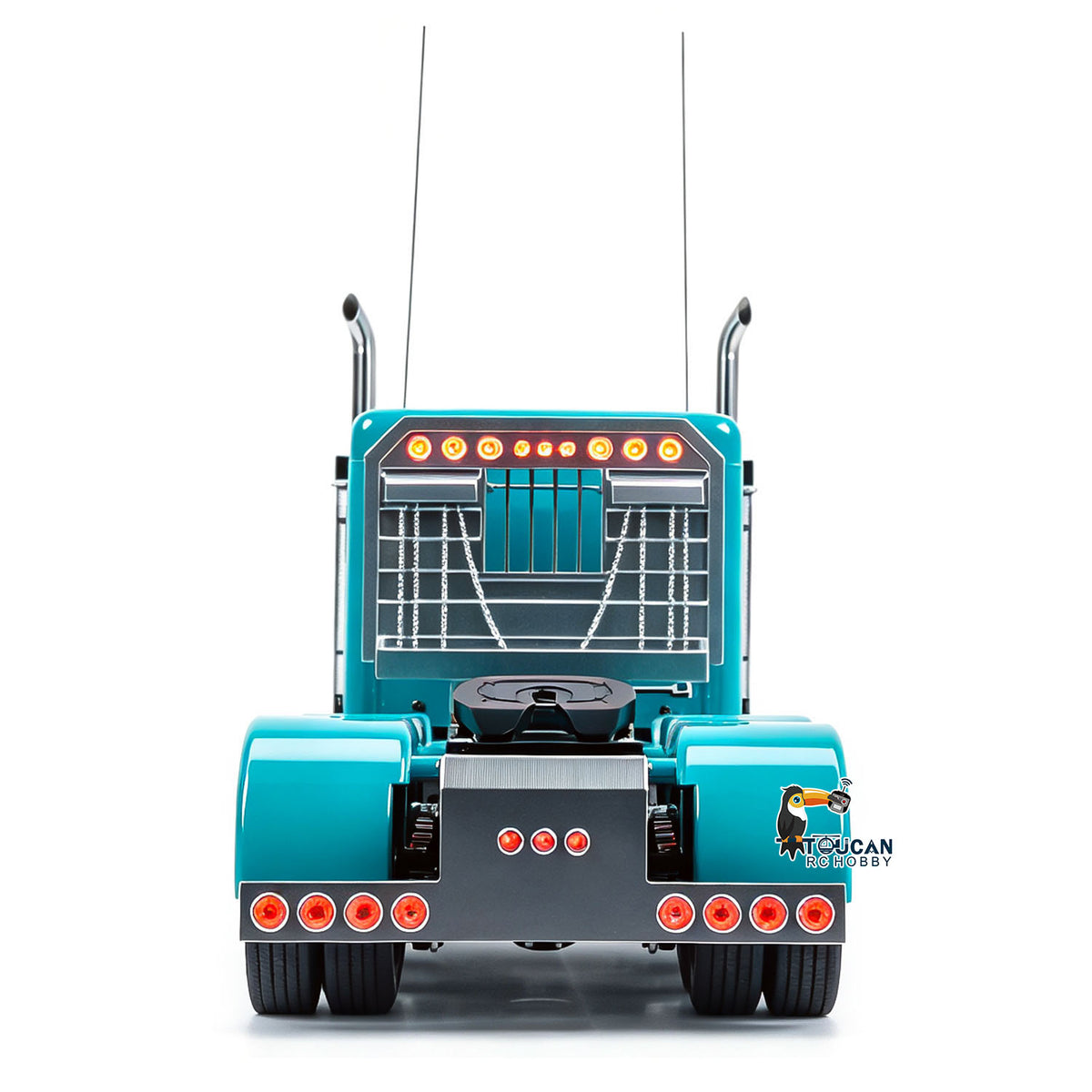 TOUCAN RC HOBBY  56344 Grand Hauler 1/14 RC Tractor Truck RTR 8X6 Metal Chassis Lorry Vehicle Brushless Motor ESC Mid Lift Axle Lock Smoke Radio Controller