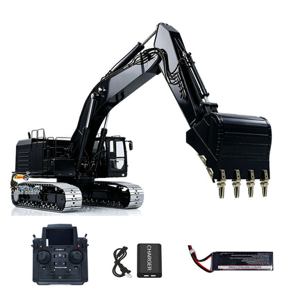 TOUCAN RC HOBBY LESU C374F 1/14 Metal Hydraulic RC Excavator B0001 RTR PL18EV Lite Radio Controller LCD Screen Hobbywing Brushless ESC Sound & Light System