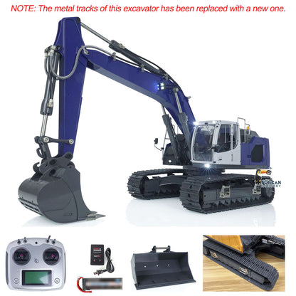 1:14 RC Hydraulic Digger Radio Control Metal Excavator L945 RTR Trucks Battery Transmitter Construction Vehicles Toys Model
