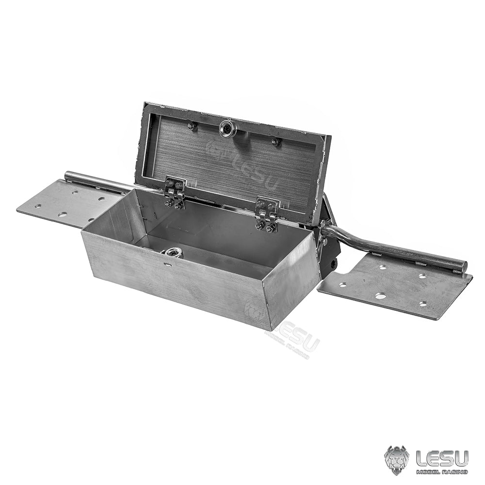 LESU Rear Beam Set with Toolbox for 1/14 RC Tractor Remote Controlled Truck R47 R62 Car DIY Model Unpainted Accessory