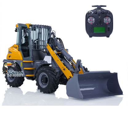 LESU AOUE MCL8 1/14 Metal 4x4 Hydraulic RC Loader A0015 with 4CH Reversing Valve Light Sound System for Construction Model Hobbyists