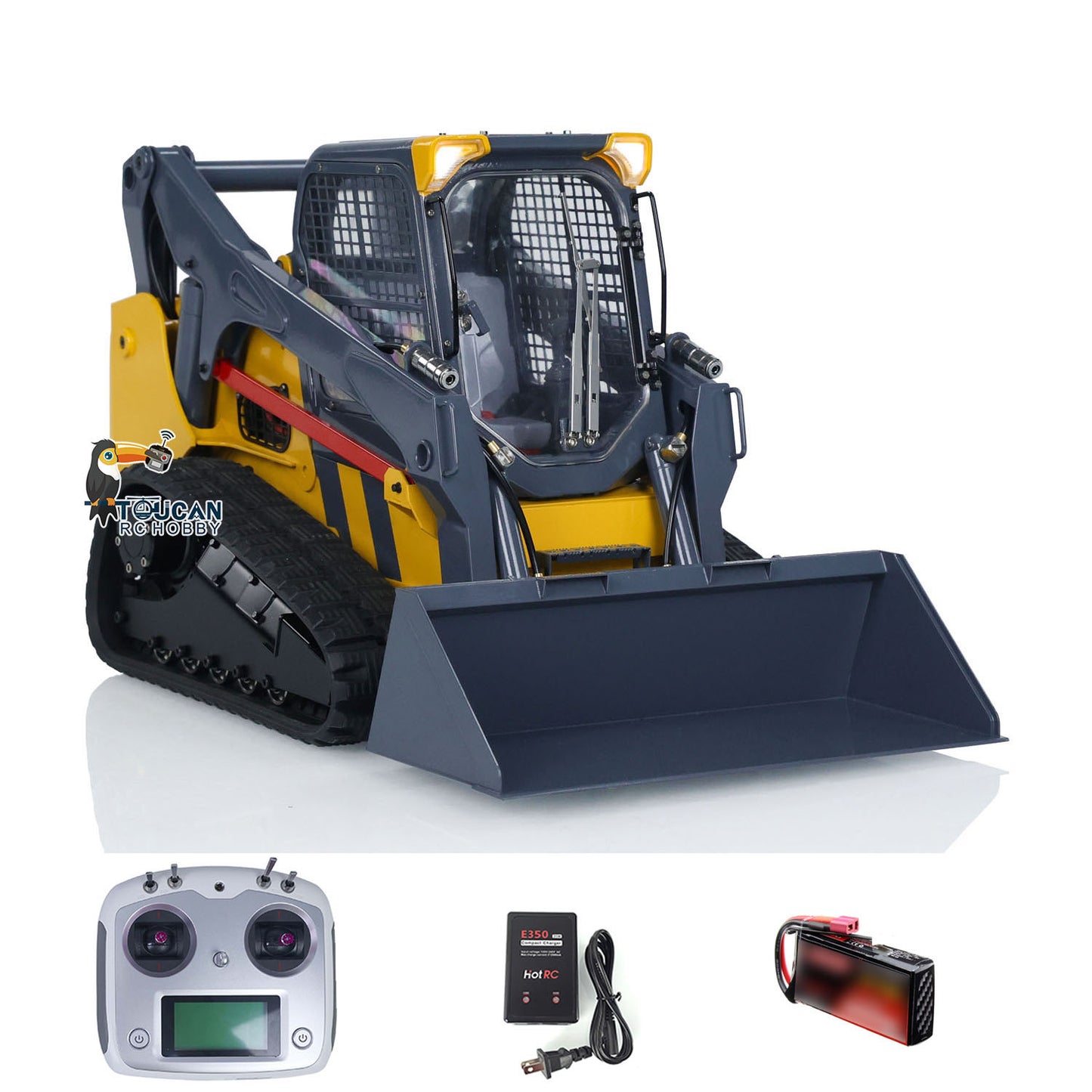 Fast Free Shipping 1/14 RC Hydraulic Skid-Steer Loader SM770 RTR Radio Control Construction Vehicle