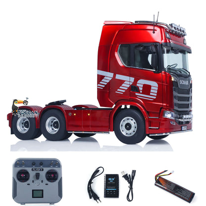 Fast Free Shipping KABOLITE 1/14 770S 100 RC Tractor Truck 6x6 Remote Control Lorry Car 2Speed Gearbox Differential Lock Battery Radio RTR Model