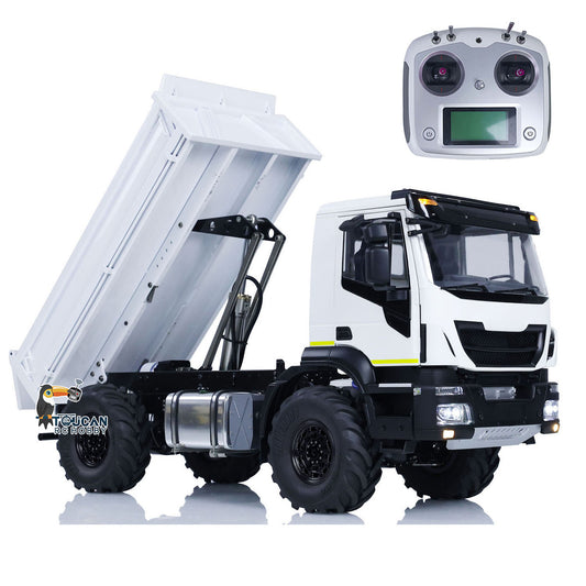 Fast Free Shipping Metal 4x4 1/14 RC Hydraulic Dumper Trucks Remote Control Tipper Dump Car Models