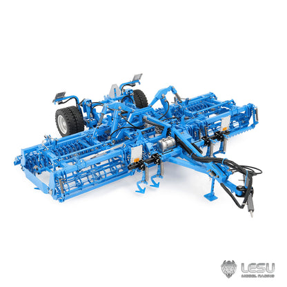 LESU Metal K500 Seedbed Pre-sowing Soil Preparation Machine Planter Plough for 1/14 RC Hydraulic Tractor Car AOUE 1050 Model