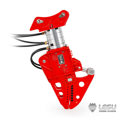 LESU C0053/C0052-C Metal 270 Degrees Rotatable Hydraulic Shear for 1/14 Aoue ET35 RC Hydraulic Excavator B0006 for DIY Digger Model Enthusiast