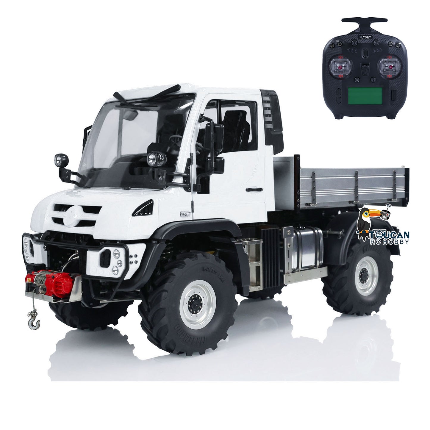 4WD 1:10 U423 4X4 RC Off-road Vehicles Radio Control Rock Crawler Climbing Cars Hobby Model Assembled and Painted PNP FlySky ST8