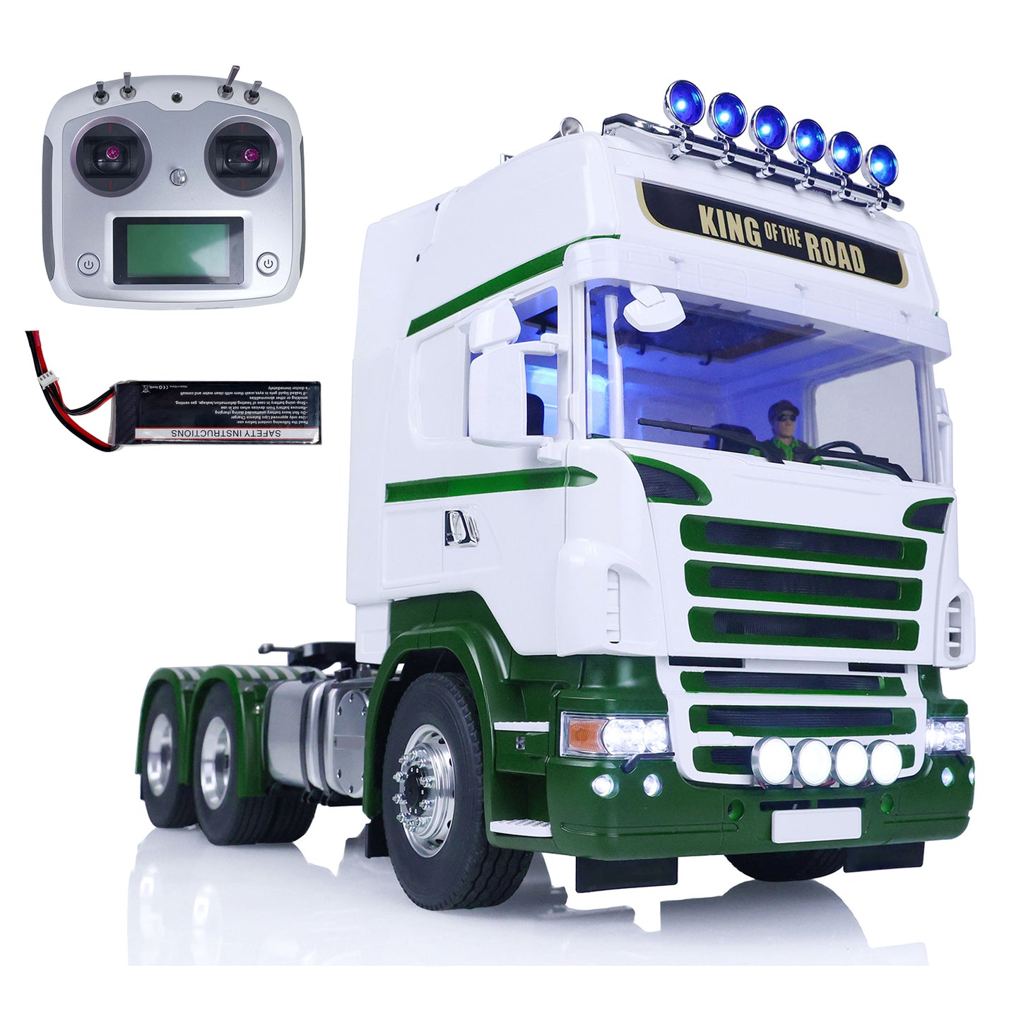 TOUCAN 1:14 DIY RC Tractor Truck for Tamiya 6x6 Remote Control Cars Model