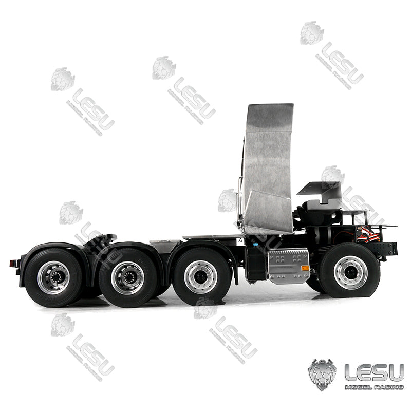 LESU 1/14 Metal 6x6/8x8 Chassis with 2 Speed Transmission for TAMIYA FH16 RC Tractor Truck Suitable to Modification Enthusiasts