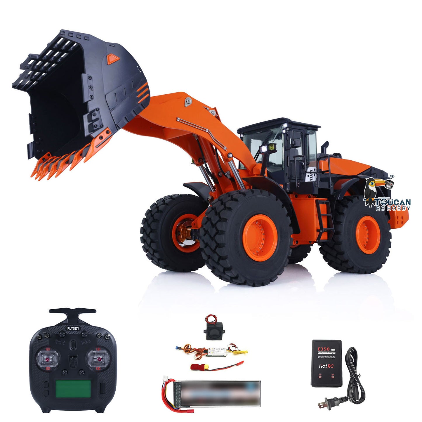 Fast Free Shipping JDMODEL Metal 1/14 RC RTR Hydraulic Loader JDM-198 ZW370 W/ 201 Sound System 2-Speed Transmission Battery Pump Servo ESC