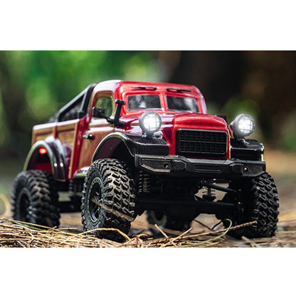 1/18 Remote Control 4WD Rock Crawler Car Simulation Pickup Truck 2.4GHz RC Crawler Brushed Motor Battery Light Ready to Run
