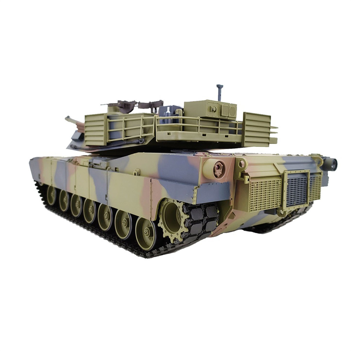 2.4G Henglong 1/16 7.0 Mainboard Plastic M1A2 Abrams RTR RC Tank 3918 Barrel Recoil BB IR Battery Smoke Radio 320 Degree Turret