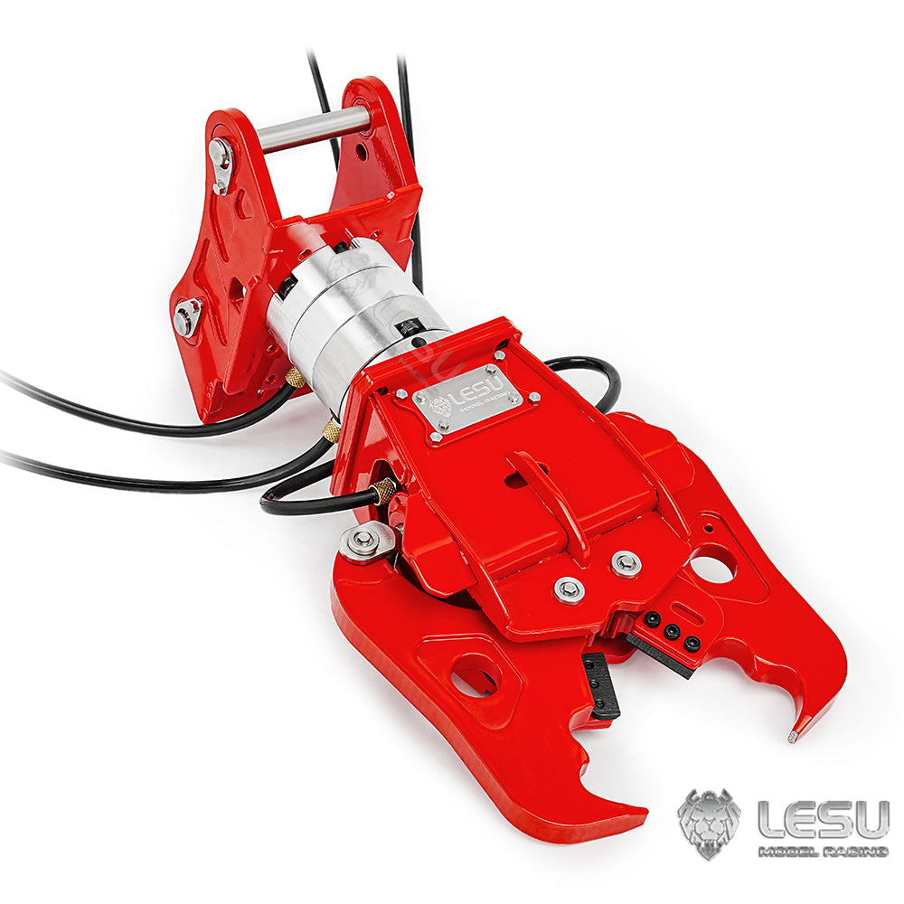 LESU C0053/C0052-C Metal 270 Degrees Rotatable Hydraulic Shear for 1/14 Aoue ET35 RC Hydraulic Excavator B0006 for DIY Digger Model Enthusiast