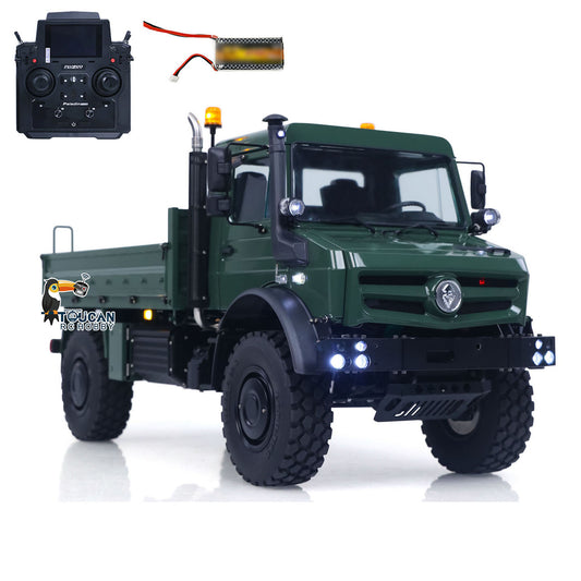 LESU U4023 1/14 Metal RC Off Road Car MT44023 Light Truck Crawler ATV Sound System Wheel Reduction Axle Lock Flysky Radio