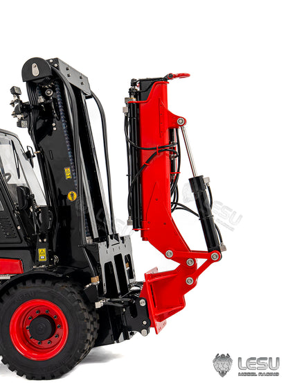 Metal Hydraulic Forklift Jib Arm for LESU 1/14 Heavy Forklift Aoue LD160S Remote Control Construction Vehicles Upgraded Parts