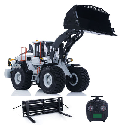 In Stock TOUCAN RC HOBBY MTModel E260L 1/14 Metal RC Hydraulic Loader Remote Control Construction Vehicle Flysky ST8 Radio Lock Differential Axle Fork Quick Coupler Light Sound